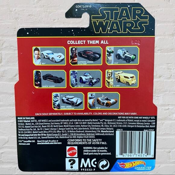 Hot Wheels Star Wars Rise of Skywalker Movie Character 2-ct Cars - Picture 9 of 10